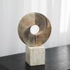 Modern Geometric Resin Sculpture Decor Living Room Bedroom Hotel Villa Minimalist Luxury Home Accent