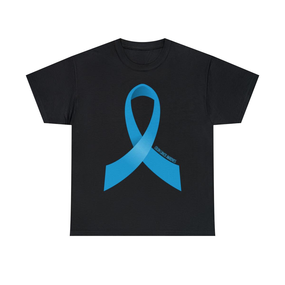 Colon Cancer Awareness Ribbon Graphic Tee Shirt, S-5XL XXL