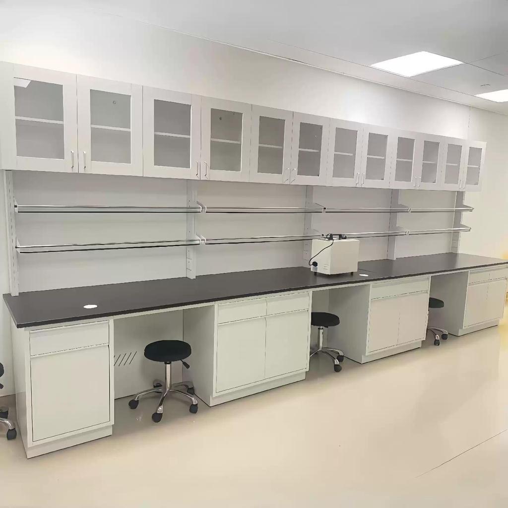 Acid & Alkali Resistant Steel-Wood Laboratory Workbench