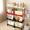 Hushållsställ för små lager förvaringsvagnar golv till golv kök sovrum badrum förvaringsställ förvaringsställ med hjul