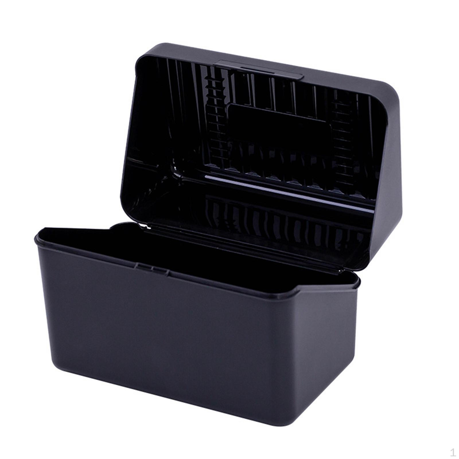 Business Card Holder Box Desk Storage Case Container Desktop
