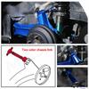 1Pair Front Upper Adjustable Camber Arm Tube Kits For 92-95 Honda Civic Eg + 92-00 Adjustable Camber Kit Red Car Accessories