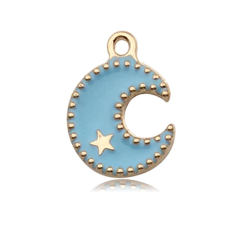 Summer Charm Drip Oil Earrings & Necklace Set - Cute Student Style Dangle Pendant Accessories