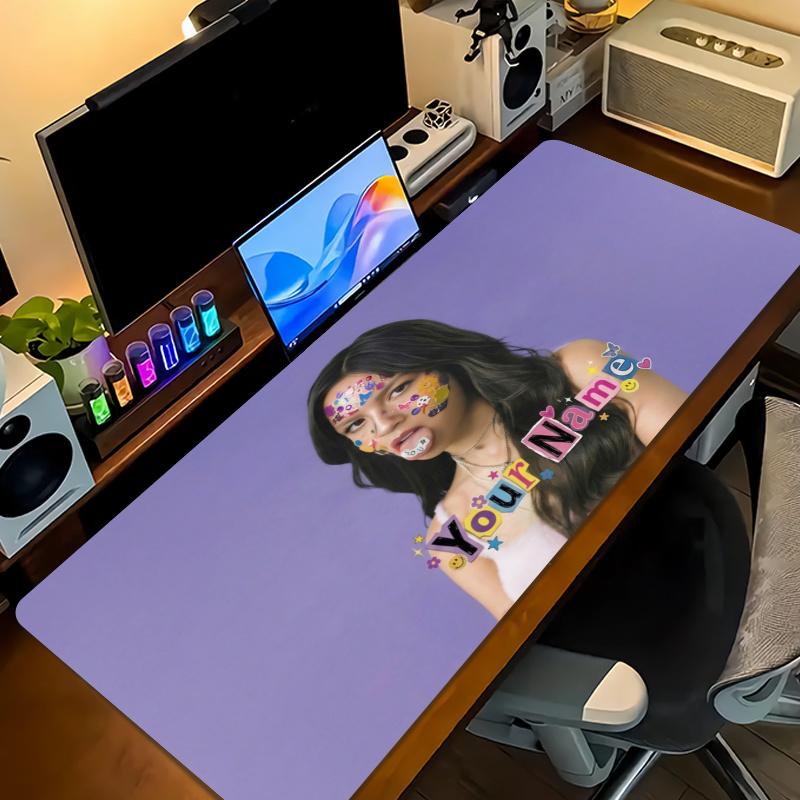Name Hearts Custom Name Large Size Mouse Pad Gaming Table Cushion Nonslip Laptop Tablet Big XXL Mat Mini PC Playmat With Lock edge