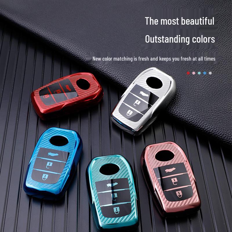 Toyota 18 Highlander/Crown/Levin Carbon Fiber Key Case