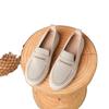 Deep mouth fisherman shoes single shoes woven shoes flying woven flat bottom round head one pedal women