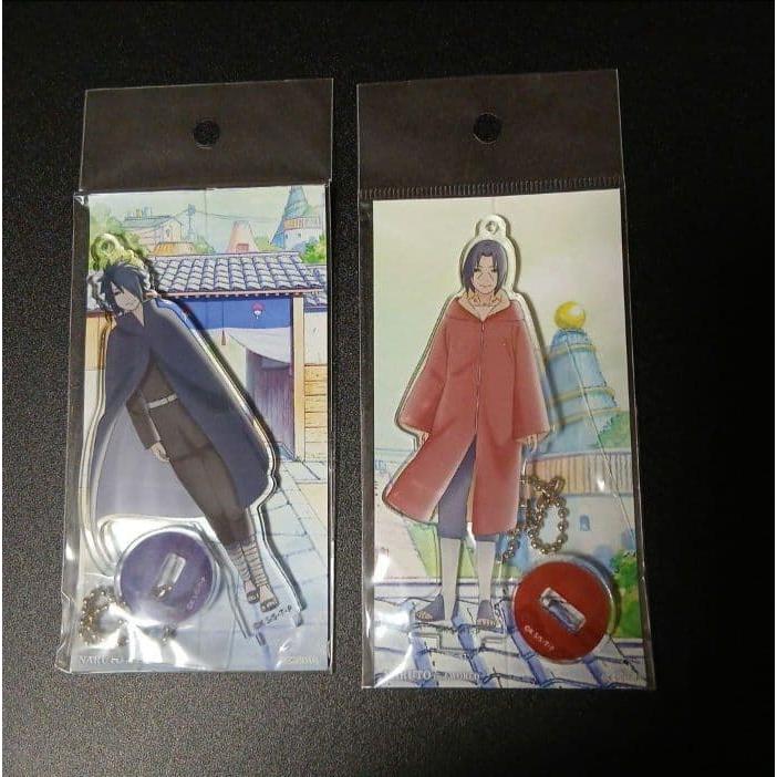Used NARUTO BORUTO Kizuna Acrylic Keychain Sasuke Itachi Acsta
