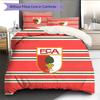 FC Augsburg Pattern Bedding Quilt Set  Home Decoration  Gift (1 * Duvet Cover + 2 * Pillowcase  Without Core)