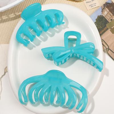 Acetate Hair Claw for Women,  for Thick Hair for Long Curly Wavy Hair Fashion Styling Hair Accessories for Women,No Slip