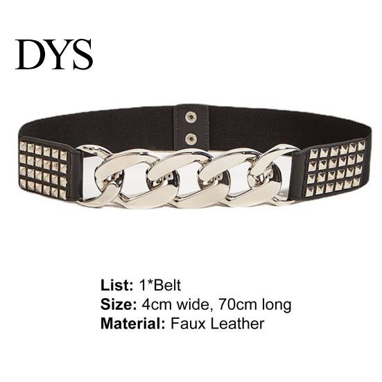 Waist Belt Elastic Wear Resistant Durable Super Comfortable Easy to Match Fitted Lightweight Exquisite Faux Leather Women for Daily