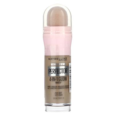 Instant Age Rewind, Perfector 4-in-1 Glow Makeup, 01 Light, 0,68 fl oz (20 ml)