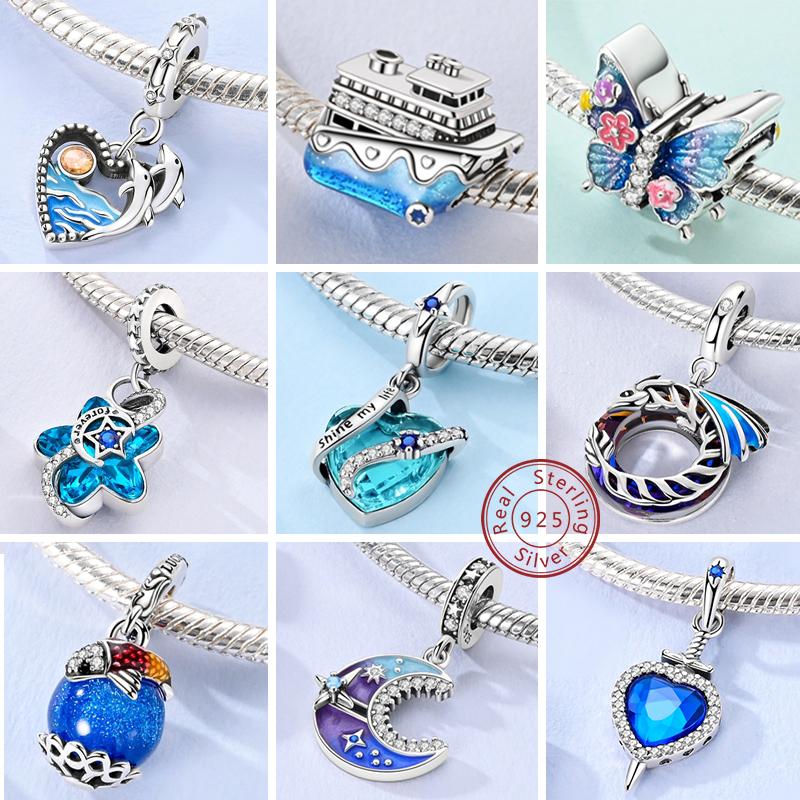 New Charms Copper Charms Beads Pendant Fit Original Bracelet Charms Making Fashion Women Diy Jewelry Gift
