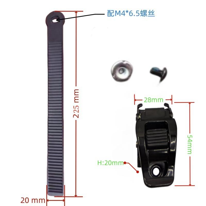 Adjustable Outdoor Lightweight Roller Skate Strap Buckle Durable PP Replacement Strap Metal Clip Ice Skates Universal Fit Most