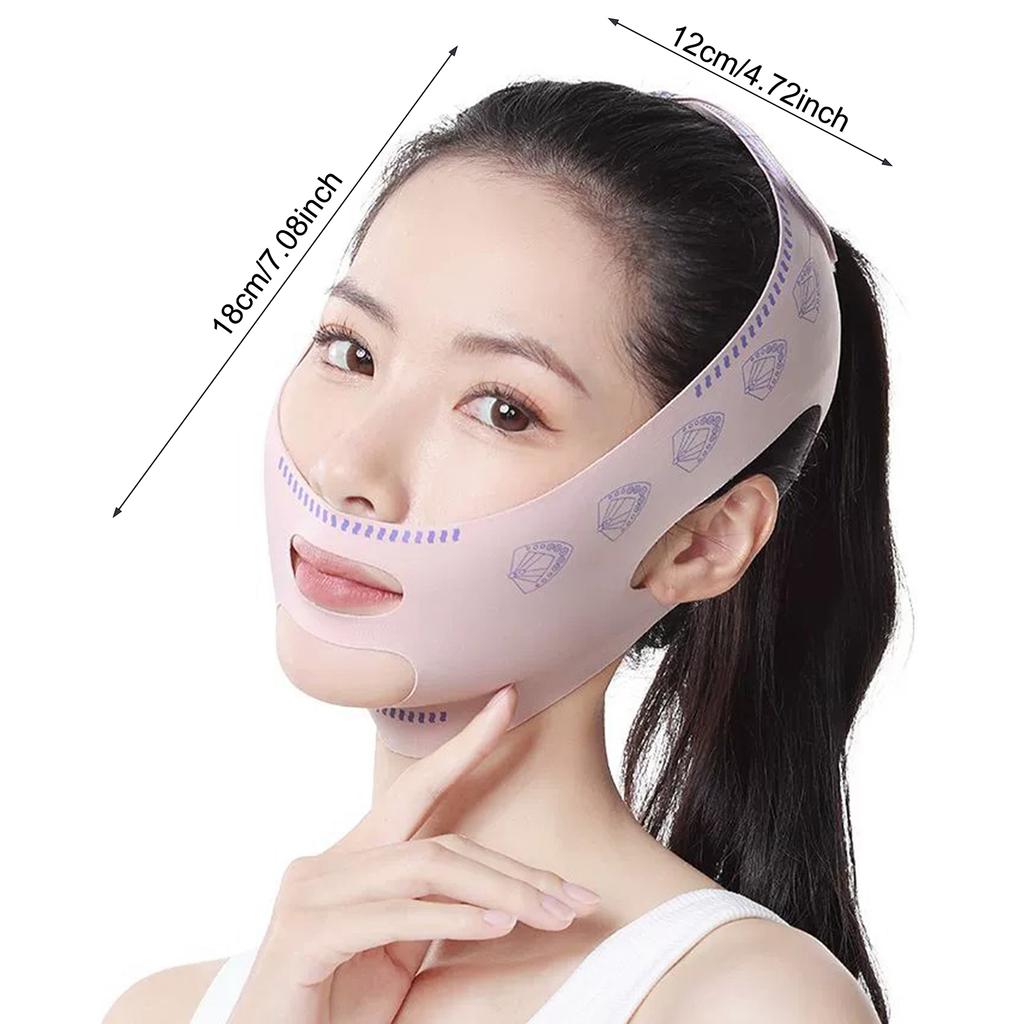 Facial V-Shaped Up Lift Belt Double Chin Reducer Face Slimming Strap for Daily Use Face
