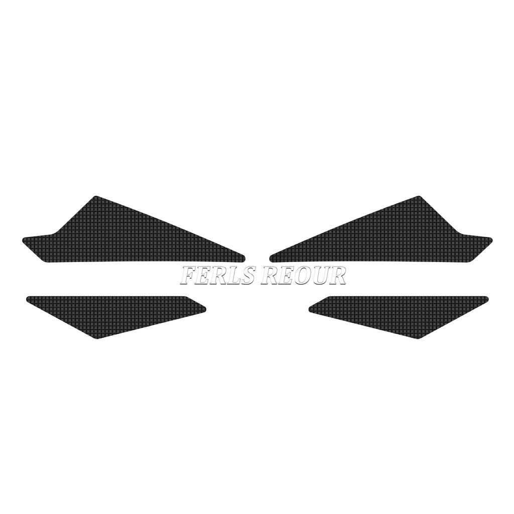 For  YAMAHA YZ250F 2019-2020 3D Rubber Tank Pad Black Anti Slip Motorcycle Gas Fuel Tank Protector Damping and Buffering