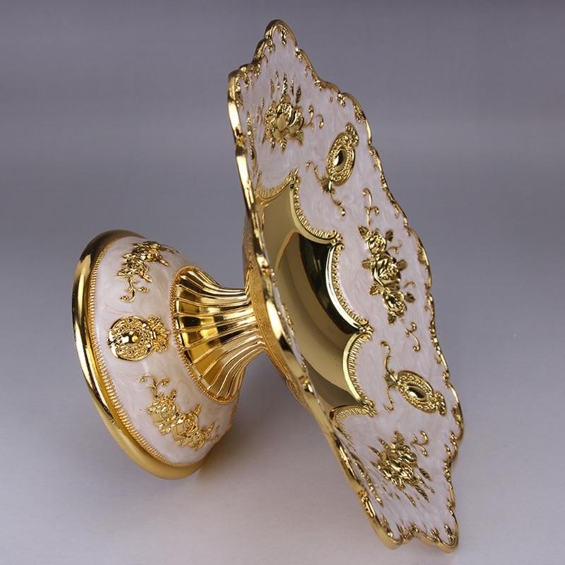 Fruit Tray Trinket Dish Plate Tea Tray Elegant Candy Plate Vintage Fruit Plate Dessert Storage Tray Home Decoration