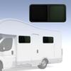 RV Sliding Window W1257 H597mm Waterproof Insectproof Tempered Glass UV Protection for Campers Const