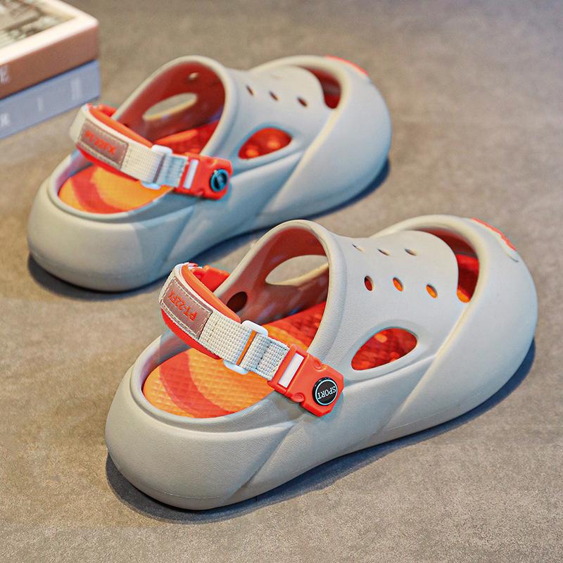 

Летние садовые туфли EVA Hole унисекс: Повседневные сандалии для отдыха на открытом воздухе и модные пляжные тапочки Baotou 45