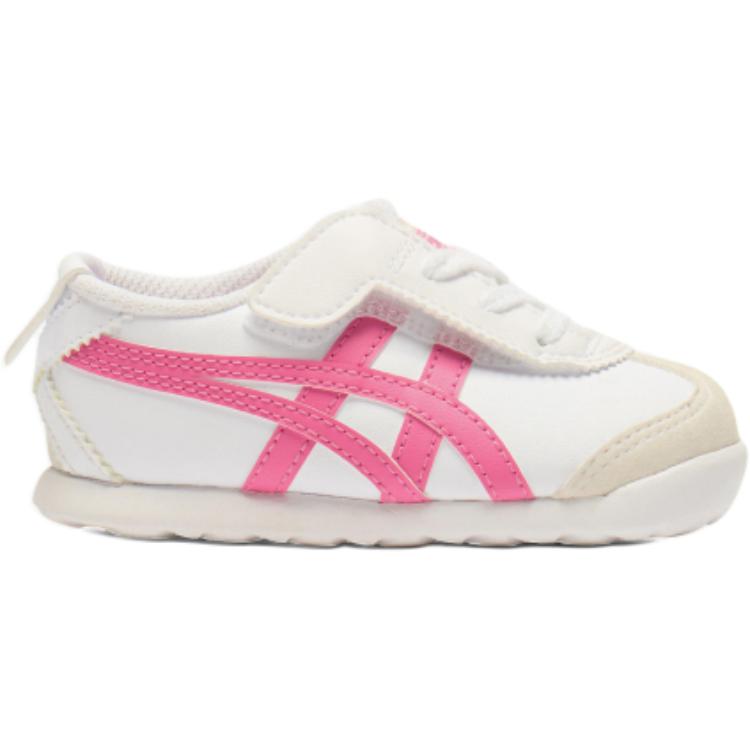 ONITSUKA TIGER Mexico 66 Kids Comfortable Versatile Fashion Low-Top Walking Shoes Baby Sneaker Pink White 1184A074-120
