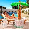 Inflatable Coconut Tree Drink Holder Hawaiian Summer Pool Birthday Party Decor Supplies Cooler Ice Bucket Blow Up Beverage Tray