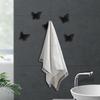 1Pc Creativity Butterflies Hook Aluminum Alloy Able Wall Hook Key Storage Hanger Kitchen Bathroom Organizer For