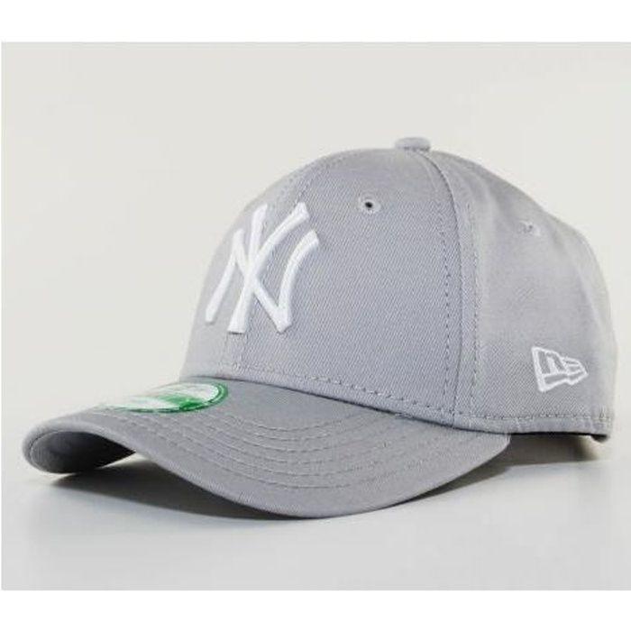 Casquette Enfant - NEW ERA - NY YANKEES - Gris - 9Forty - 100% coton