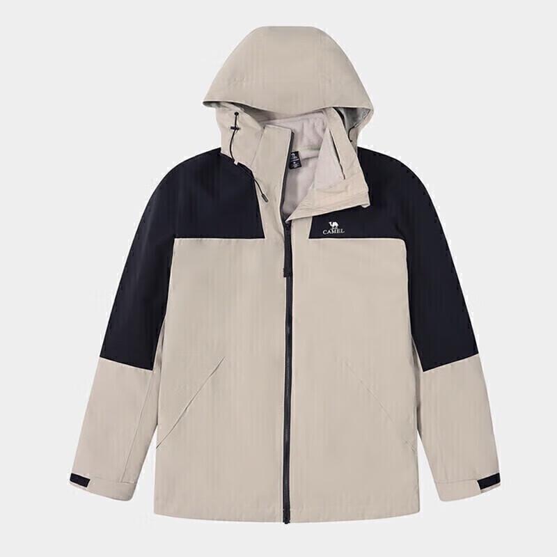 Camel Unisex 3-in-1 Waterproof & Warm Fleece Lined Hiking Jacket