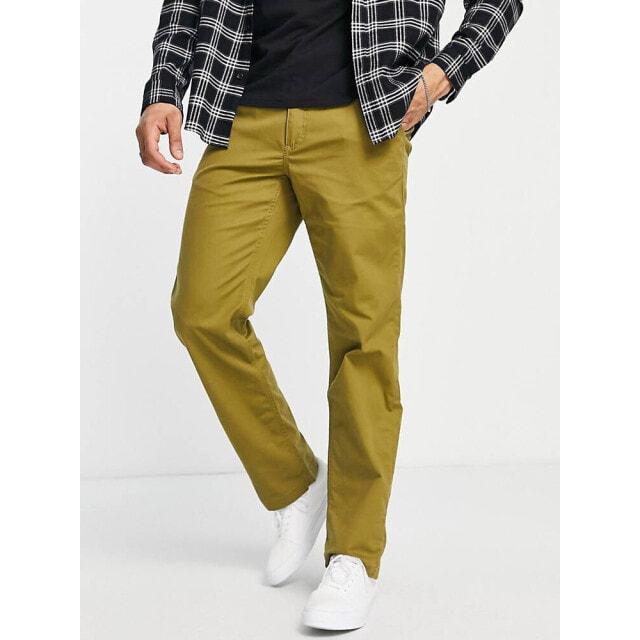 

Коричневые брюки чинос свободного кроя Vans Authentic