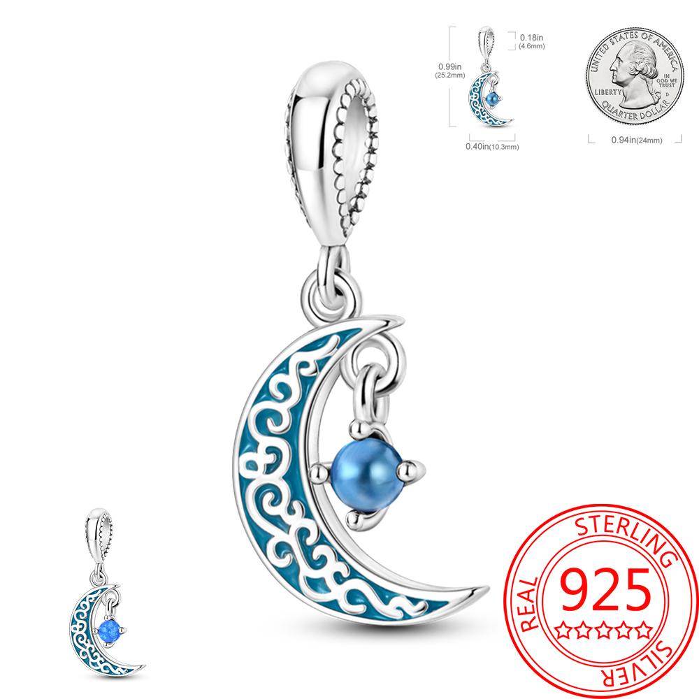 Noctilucent Copper Marine Organism Flowers Firefly Star Moon Build Pendant Bead Fit Bracelet Necklaces Party Gifts