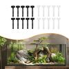 10Pcs Aquarium Suction Cup Cable Ties Lightweight, Easy To Install, Adjustable Fish Tank Binding Tools, Multipurpose for Plants