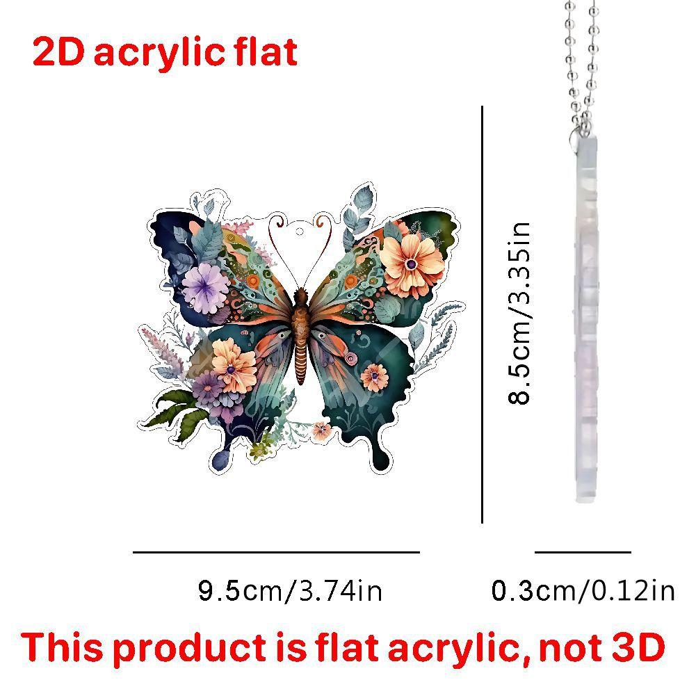 

Бабочка, Животное, Креативный брелок, Подвеска, Бирка на зеркало заднего вида автомобиля, Подвеска для рюкзака, Подвесное украшение 9.5 * 8.5Cm