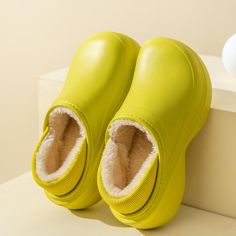 Winter Slippers Warm Shoes Winter Women's Cotton Slippers Cotton Shoes Waterproof Daddy Cotton Shoes
