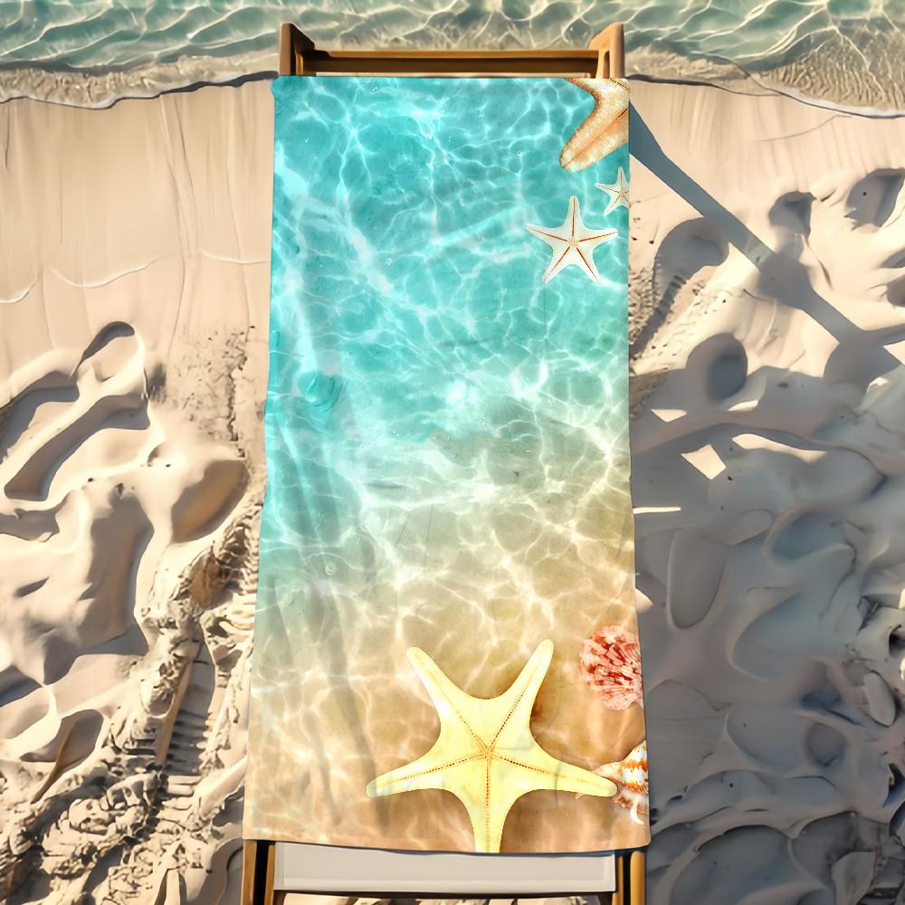 Starfish Towel Beach Towel Travel Lightweight Skin Friendly for Pool Beach Camping Cruise Summer