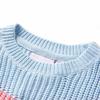 Pull-over tricoté pour enfants bleu 5 dimensions disponibles