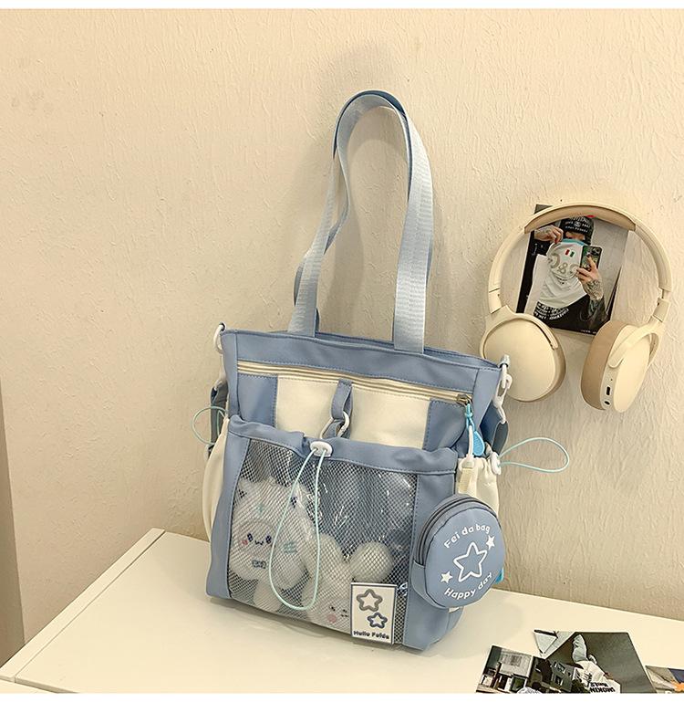 Torebka szkolna urocza dziewczynka wysoka wartość dopamina ból duża pojemność słodki lek makijażu