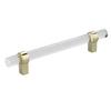 Crystal Acrylic Handle Modern Transparent Drawer Pull Handle for Closets Bookcases Shoe Cabinet