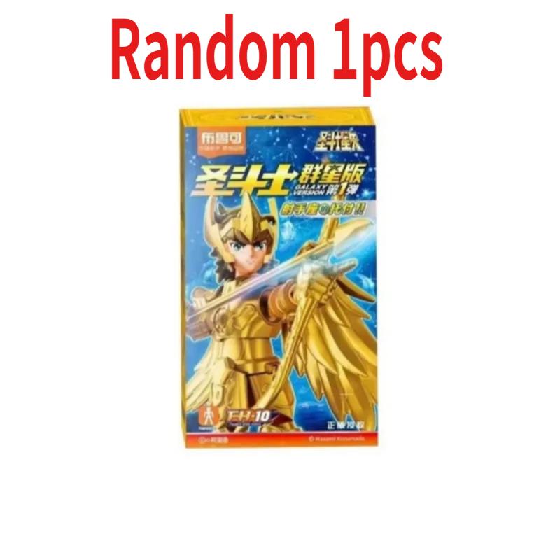Saint Seiya Galaxy Version 01 Aiolos Shura Ikki Shun Jabu Marin Assembled Model Blind Box Toys Bloks Group Gold Saint