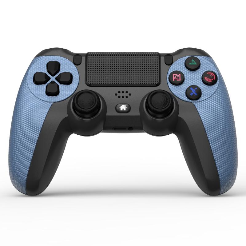 Wireless Bluetooth Game Controller, Compatible with PS4/PC, Dual Vibration 6-Axis Sensing Gamepad