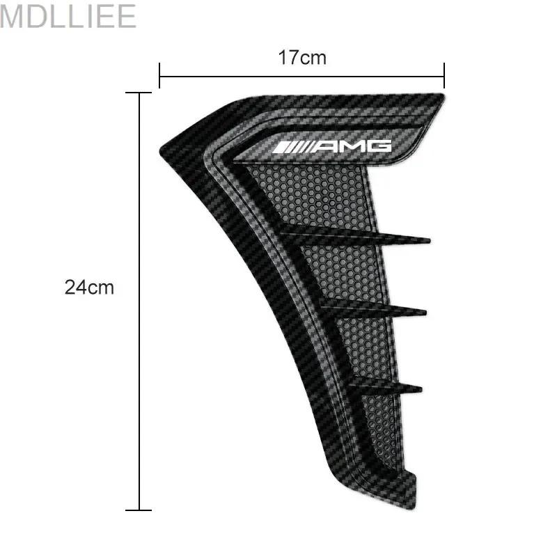2025 Hot 2PCS Car Emblems Side Flank Fender Modified Stickers For AMG
