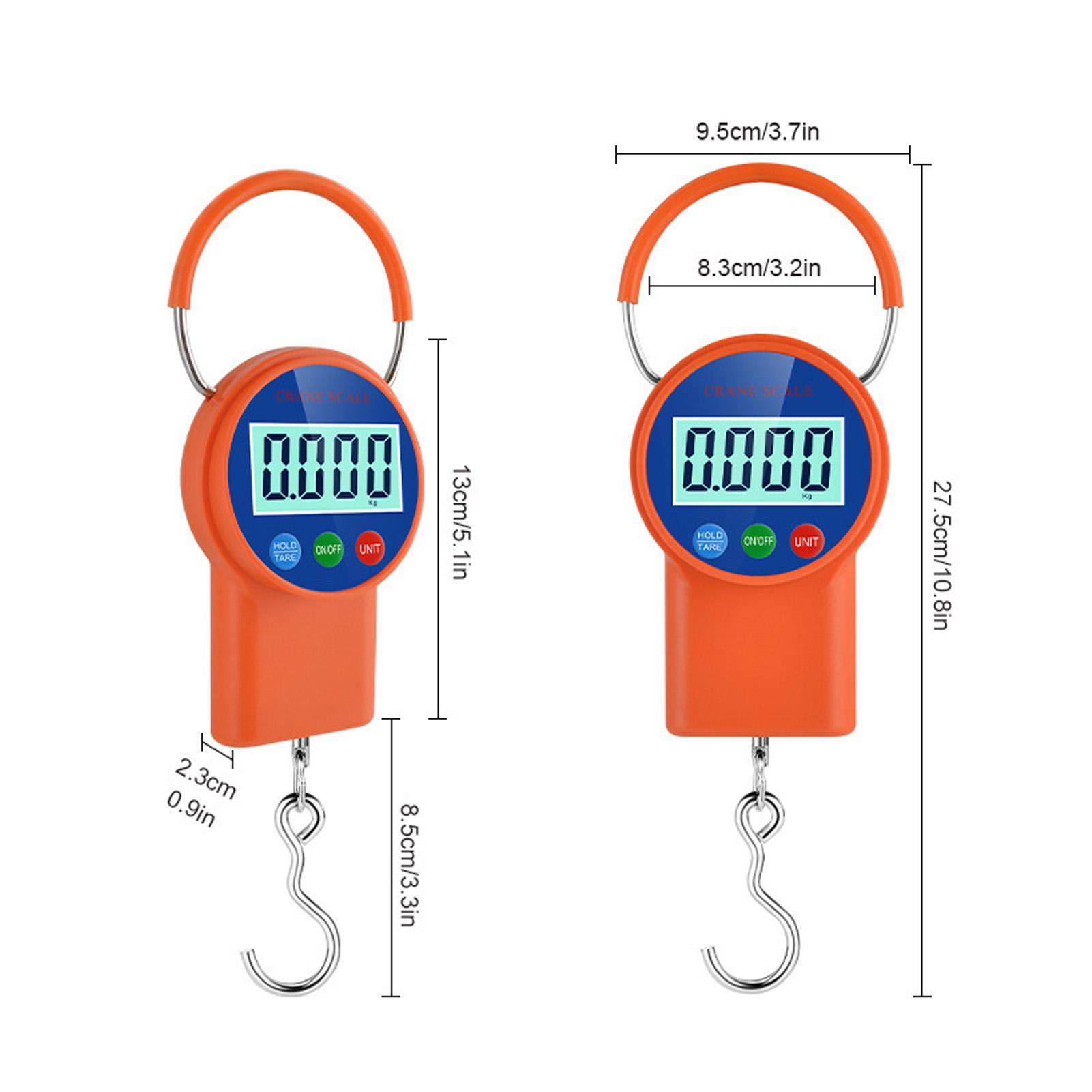 Digital Hanging Weight Scale High-Accuracy Portable Handheld Scales for Farm Fishing Workshop Home