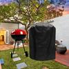 Black BBQ Cover, Durable Patio BBQ Cover, Kitchen Supplies, Kitchen Decor, BBQ Decor