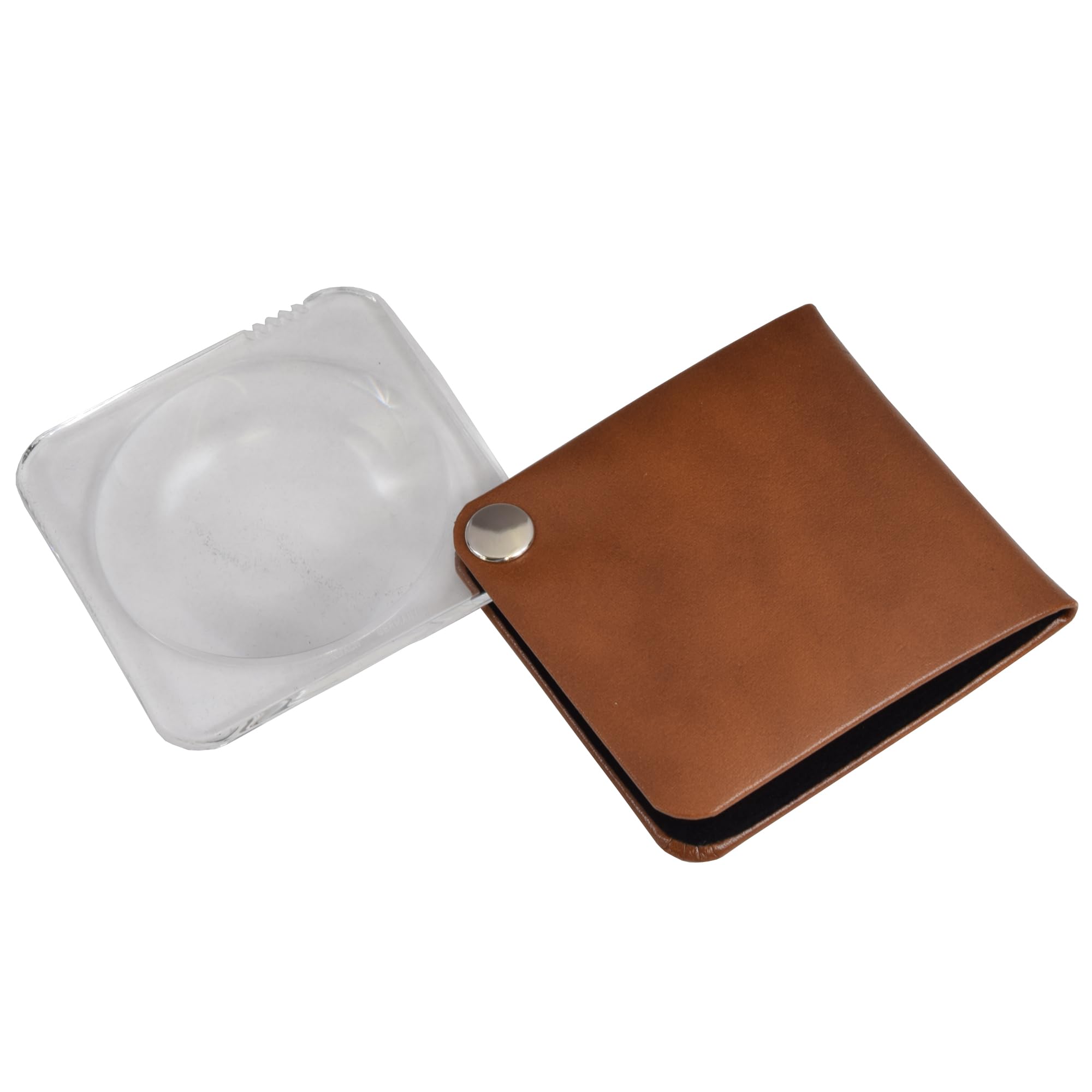 

ESCHENBACH Handy Loupe Square 3.5x Light Brown Made in Germany 1752-860