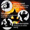 Klassisches Hexen-Silhouette Metall Gartenschild – Langlebiges Und Exquisites Handwerk Garten Eckschild