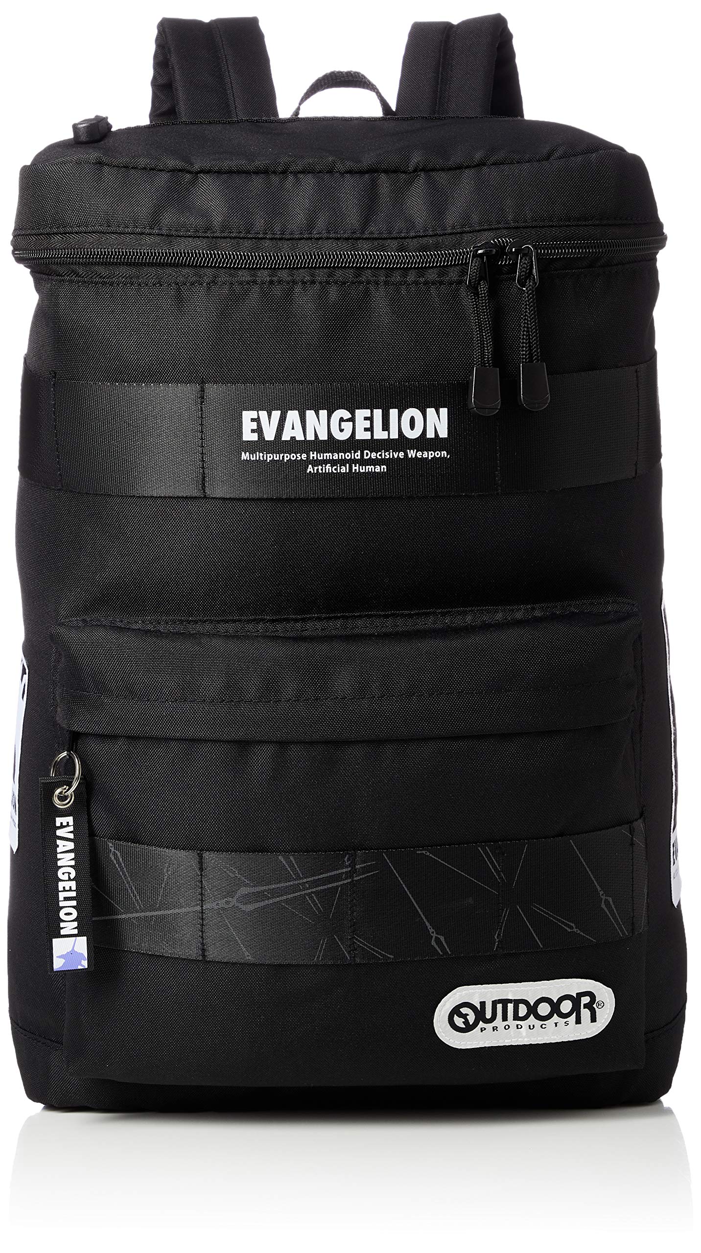 

EVANGELION OUTDOOR Первая модель Pattern Box Backpack EVA113BK Черный [Продукты для активного отдыха] ×