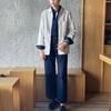 UNIQLO Jackets Men's Ivory Lapel Moderate (Unisex) Jackets 457212 01