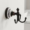 Retro Look Coat Hook Black Bathroom Hook Towel Hook  Bathroom Bedroom Kitchen Laundry Room Entryway
