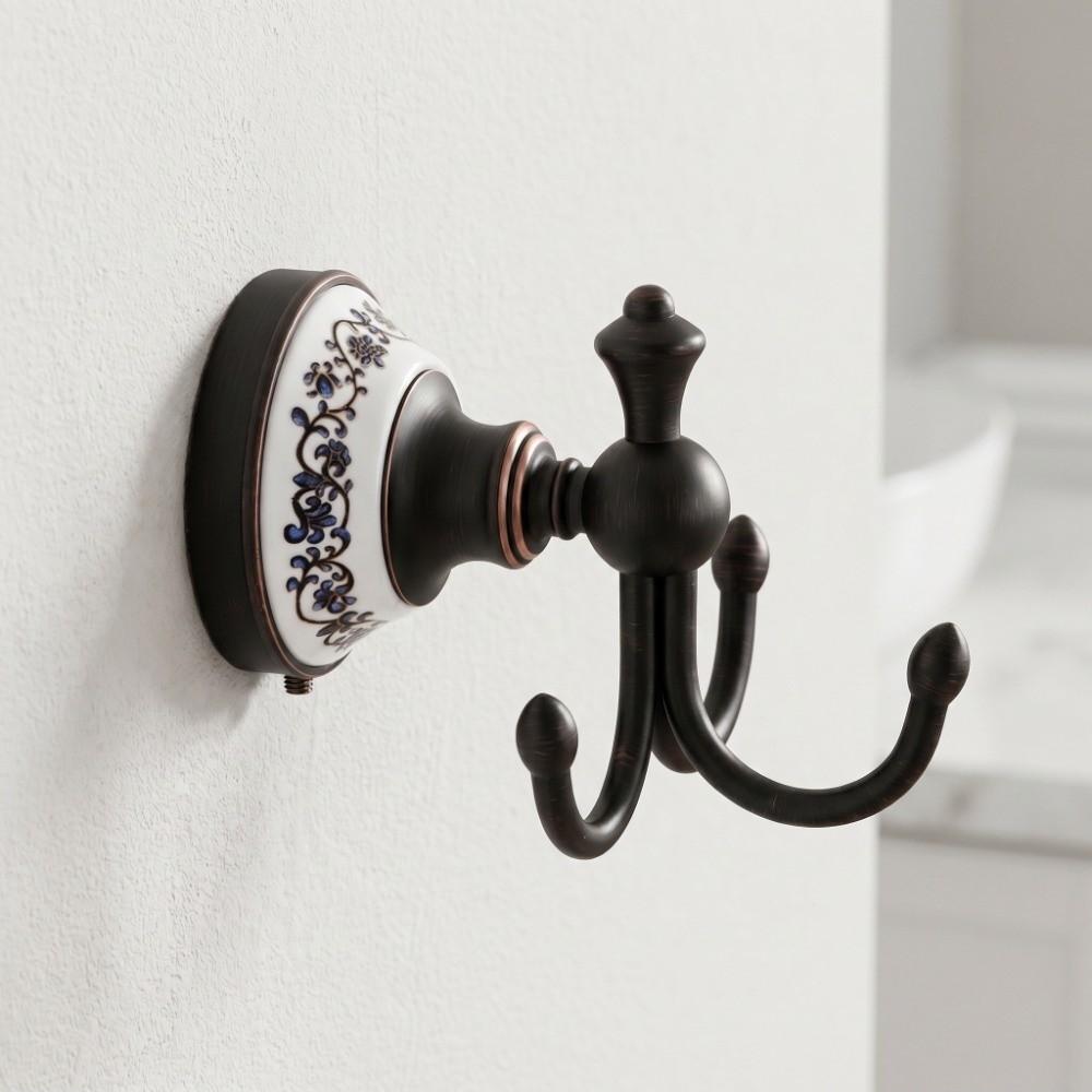 Retro Look Coat Hook Black Bathroom Hook Towel Hook Bathroom Bedroom Kitchen Laundry Room Entryway