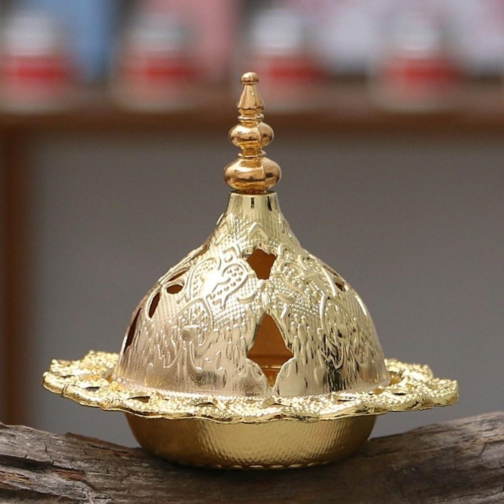 Retro Mini Censer Holder Zinc Zinc Alloy Aromatherapy Burner Portable Incense Stick Burner  Living Room