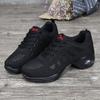 Damskie Oddychające Siatkowe Buty do Tańca z Poduszką Powietrzną Codzienne Sneakersy na Platformie Antypoślizgowa Miękka Podeszwa Nowoczesne Buty do Tańca Jazzowego