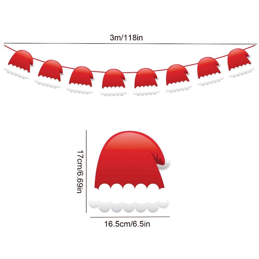 Moș Crăciun/om de zăpadă/pom de Crăciun Bannere pentru steagul din hârtie de Crăciun Banner suspendat pentru vacanță